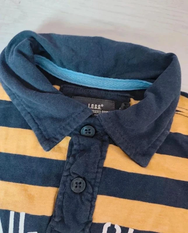 Camiseta com gola listrada 🧸 Tamanho 86/92 cm 🧸 H&M – photo 4